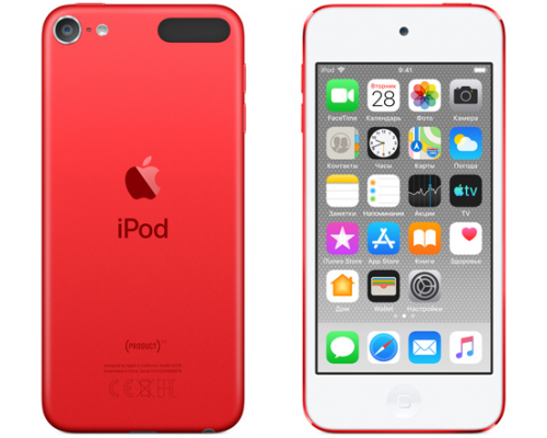 Цифровой плеер Apple iPod touch 7 256Gb red (MVJF2RU/A)
